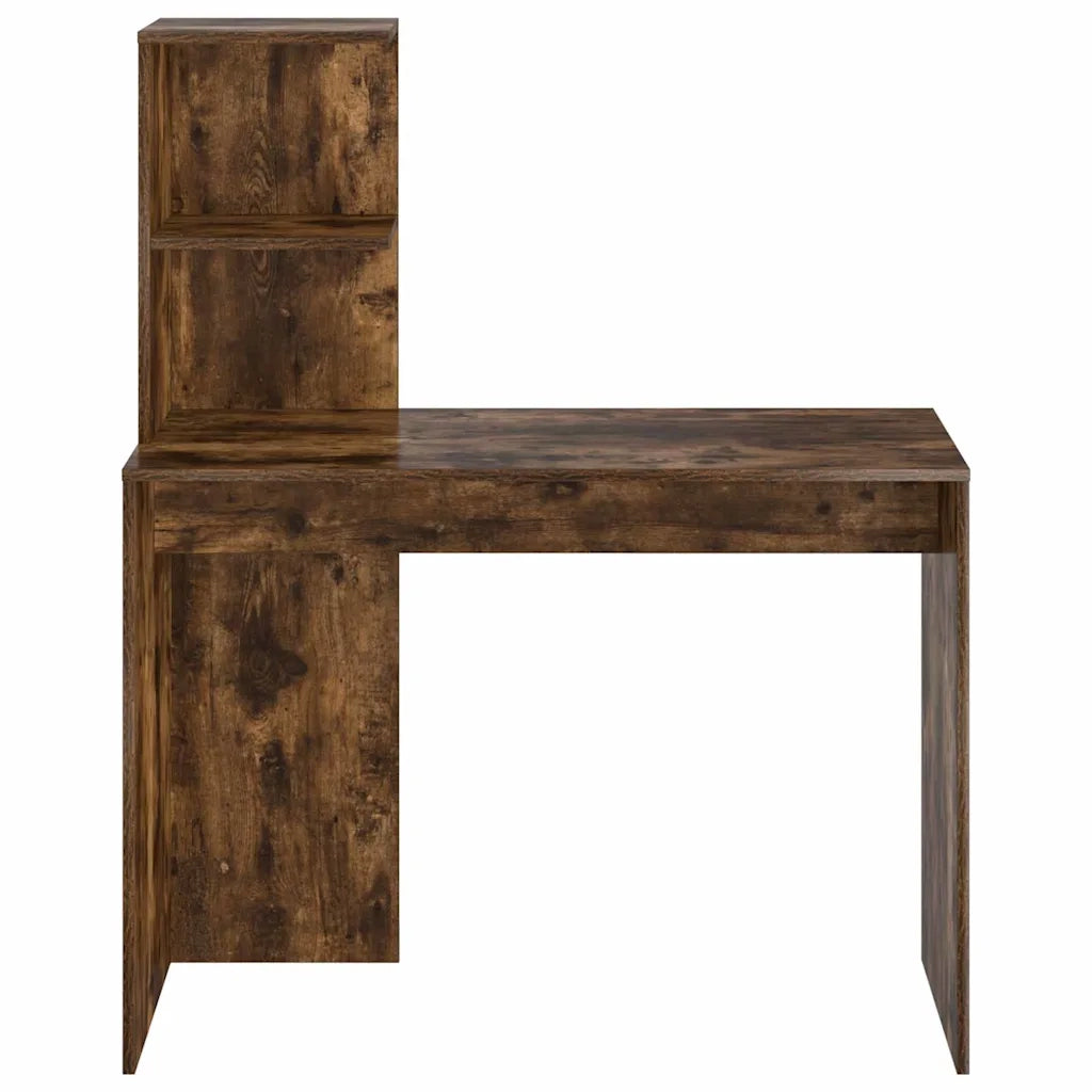 Scrivania | Tavolo da Ufficio Rovere fum¨¦ 102 x 50 x 124 cm Legno multistrato