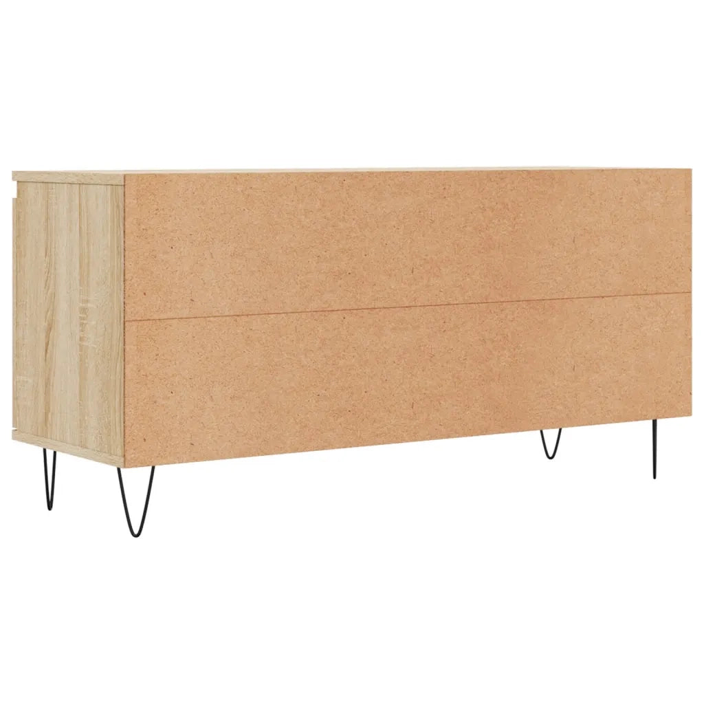 Mobile Porta TV-Mobile per TV-Credenza TV Rovere Sonoma 104x35x50 cm in Legno Multistrato 666692