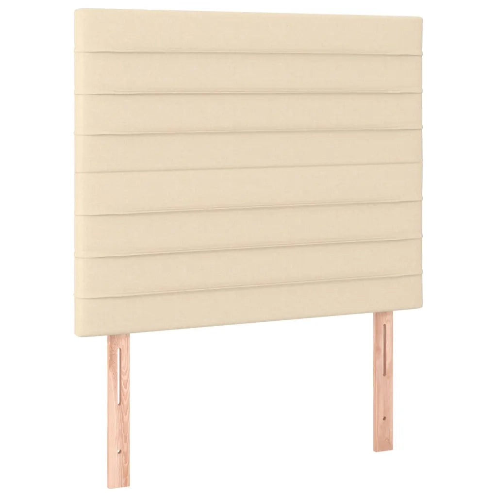 Testiera | Testata Crema 80x5x118/128 cm Tessuto
