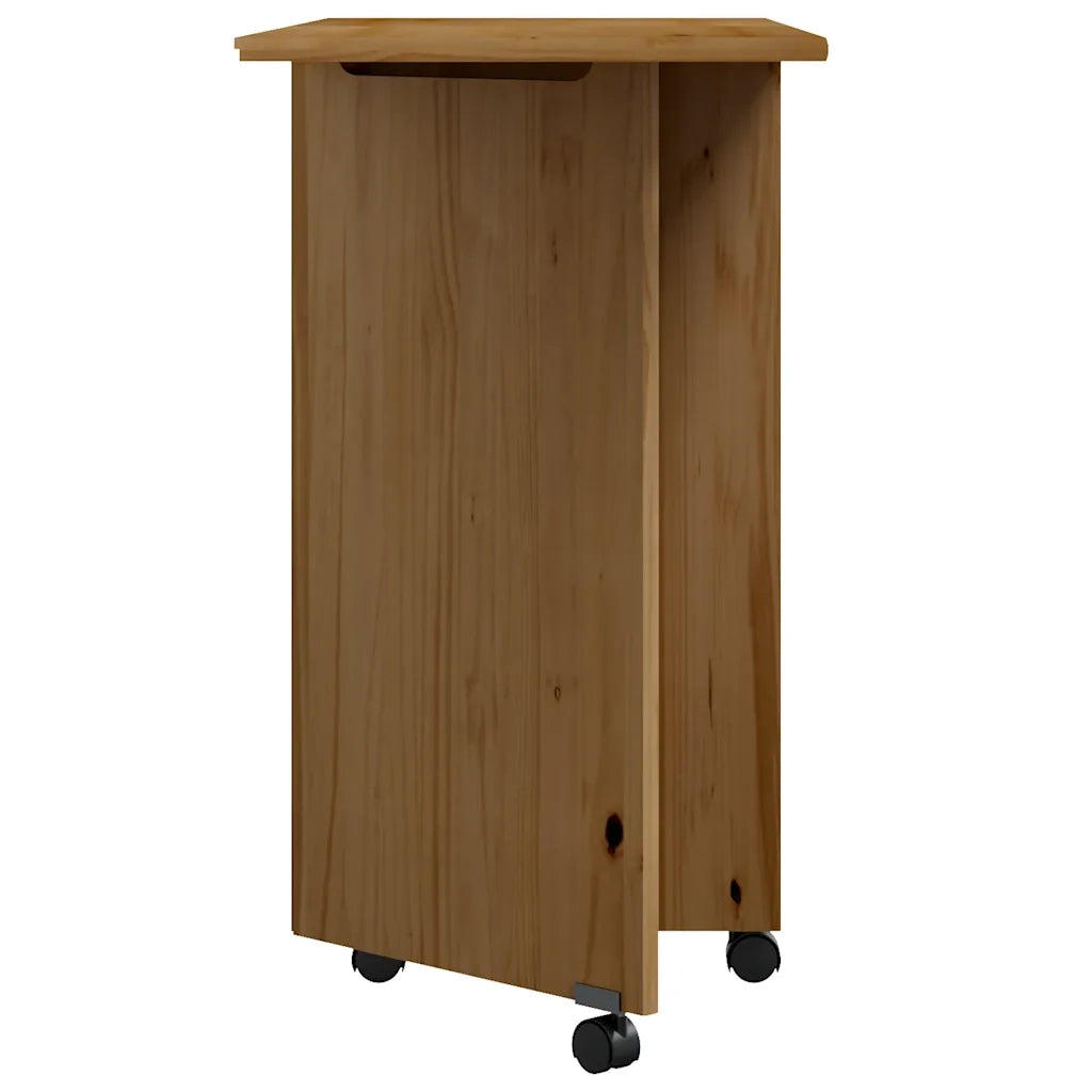 Armadietto Rotante con Scrivania MOSS ambra Legno Massello Pino 355900