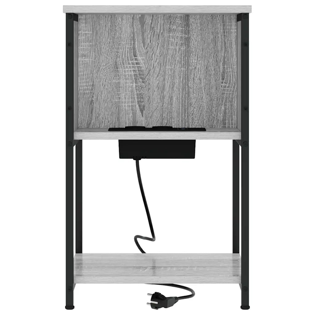 Armadio da Notte 2 pcs Grigio Sonoma 38 x 31 x 61 cm 859457