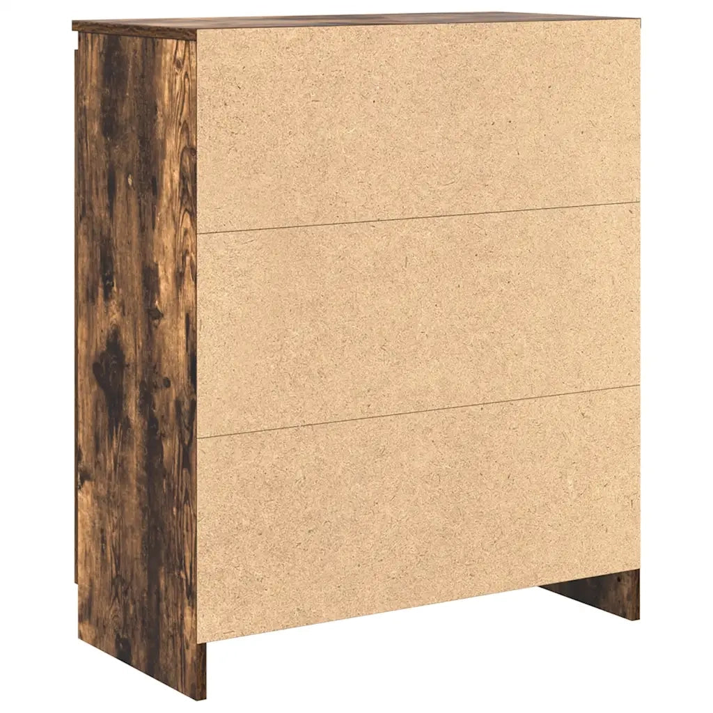 Credenza con Cassetti Rovere Fumo 71x35x84 cm in Truciolato 861584
