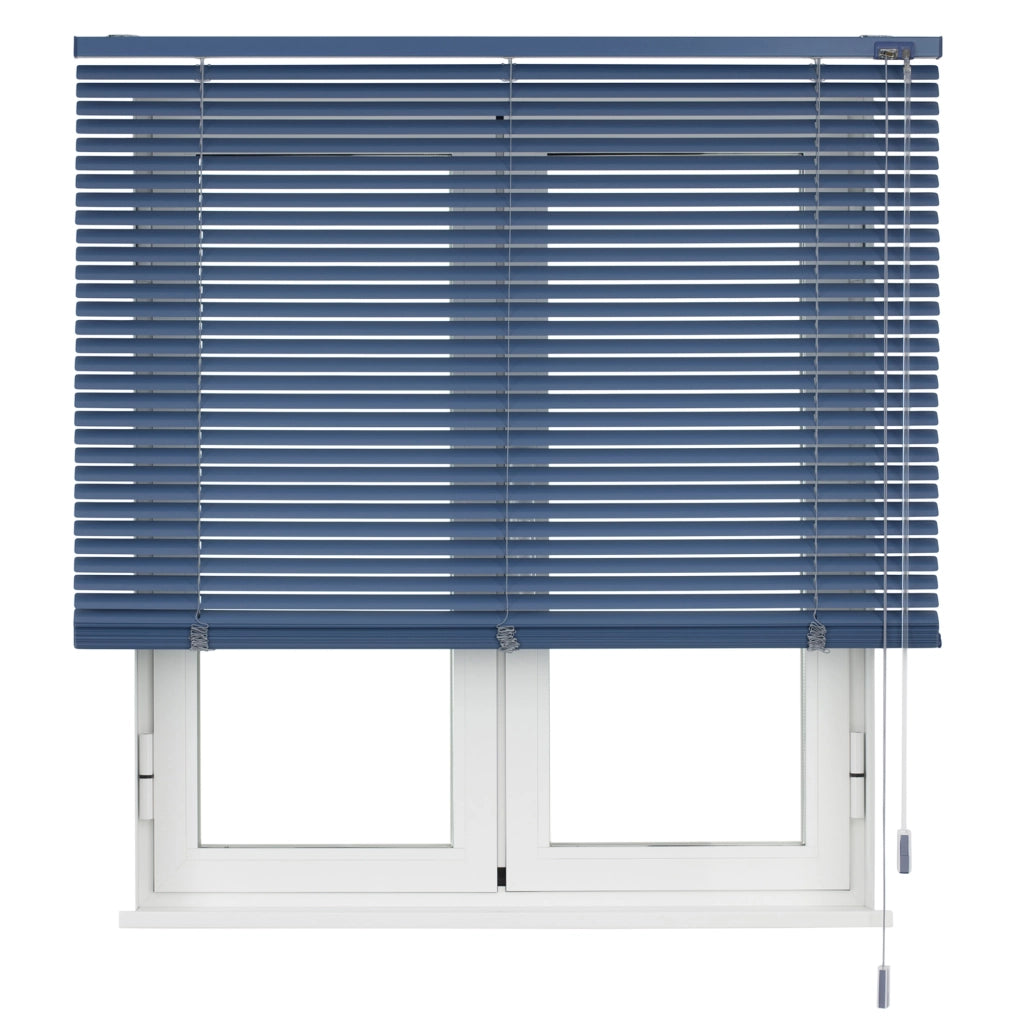 VIEWTEX Veneziana in alluminio 25mm azzuro  150 X 250cm - Made in Europe - 5 anni di garanzia