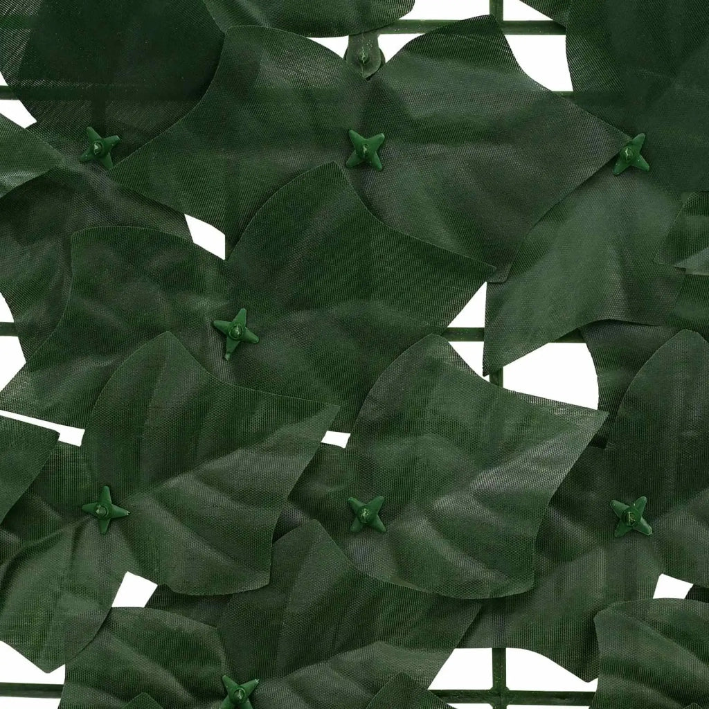 Schermo per balcone con foglie Verde Scuro 400 x 150 cm 42040634