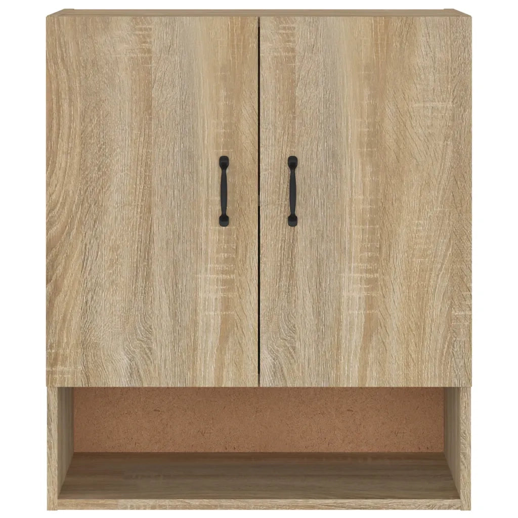 Mobile contenitore a parete 60 x 31 x 70 cm design elegante legno composito rovere Sonoma 02_0048047