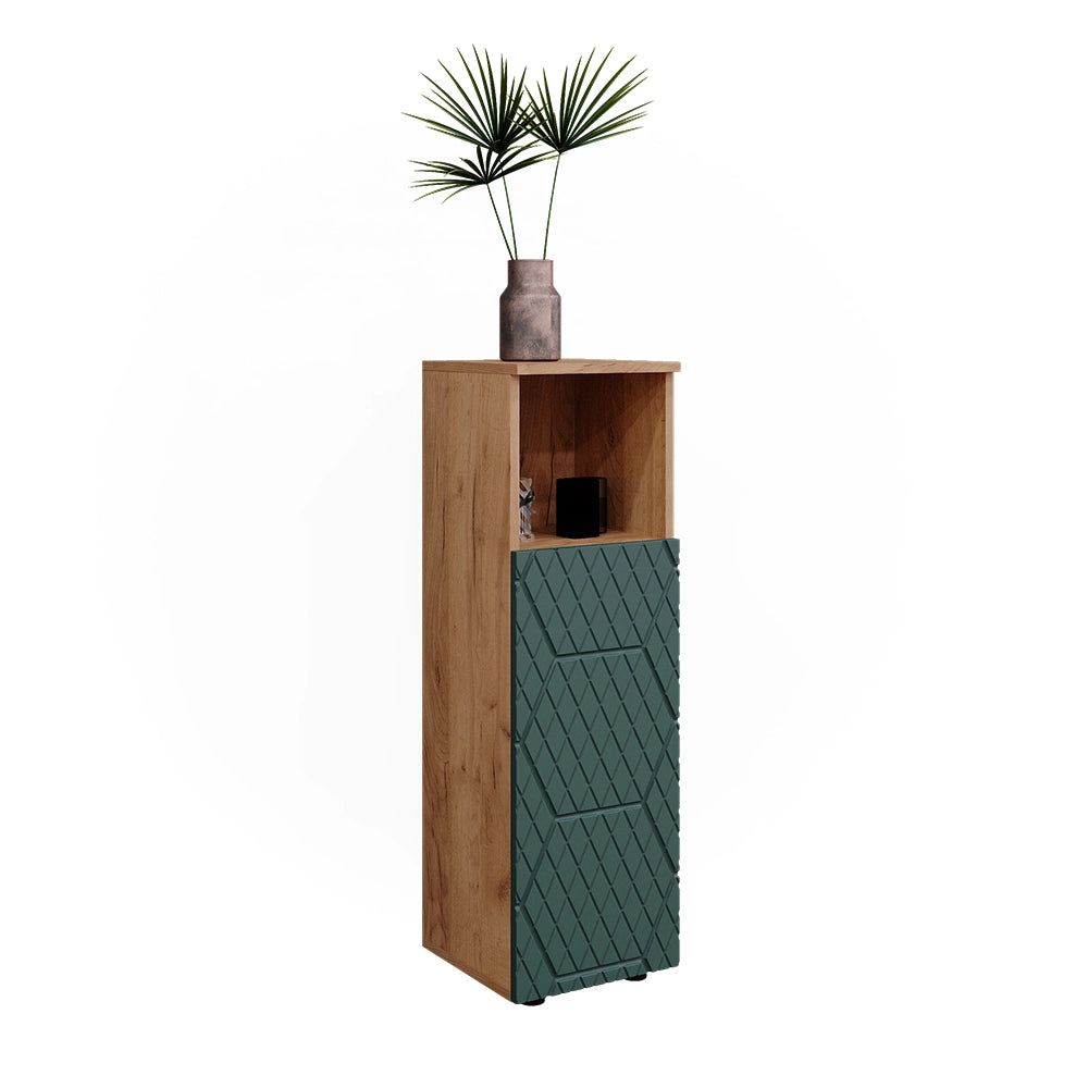 Vicco Mobile midi Quercia verde/oro 30 x 95 cm