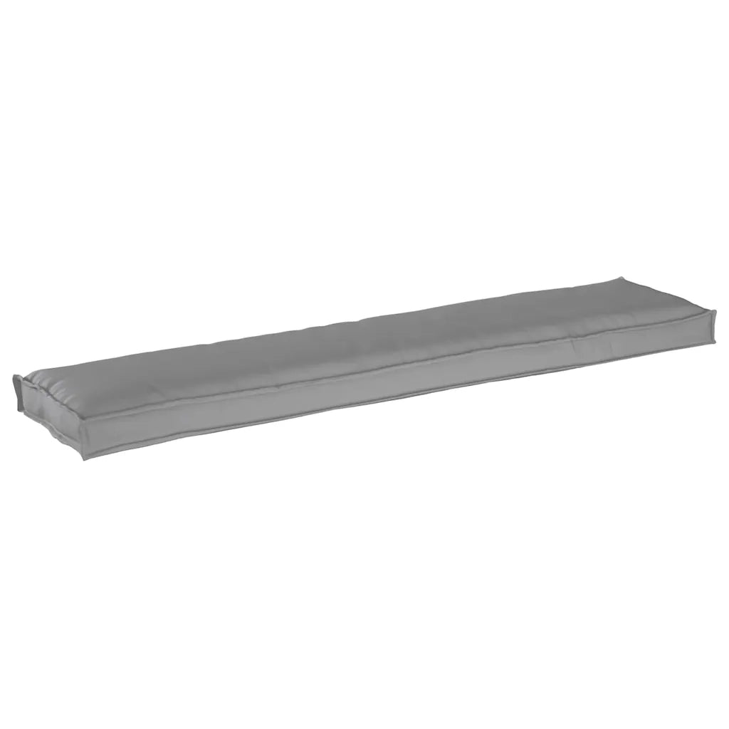 Cuscino per pallet Grigio 180 x 40 x 8 cm Tessuto Oxford 42001669