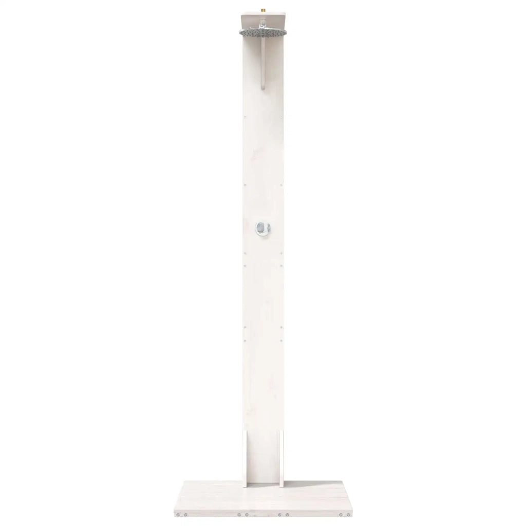 Doccia da esterno 214,5 cm Bianco 886345