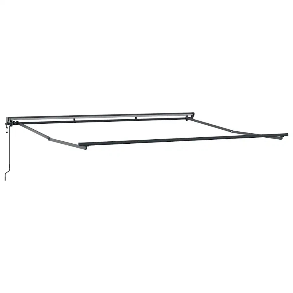 Tenda Retrattile Crema 400 × 300 cm Poliestere e Alluminio 3330494