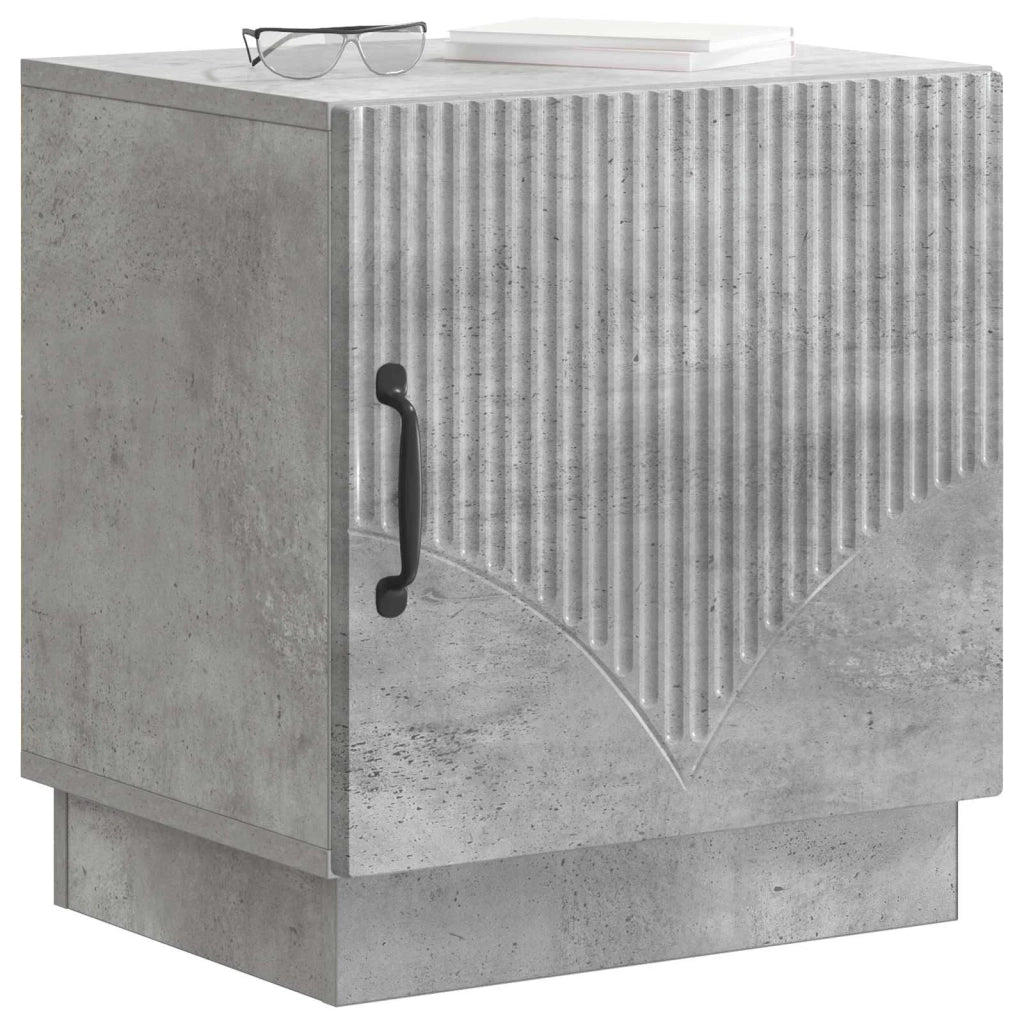 Comodino 2 pcs Grigio Concretè 43 x 34,5 x 47 cm 895262
