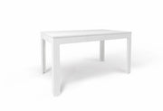 Tavolo Allungabile 140+60cm Bianco Ossido