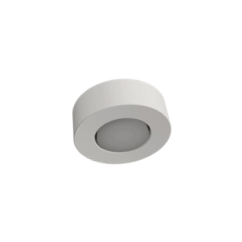 Plafoniera Rotonda in Gesso Ceramico Verniciabile Ø 13,5 cm Attacco GX53 EGGS 1