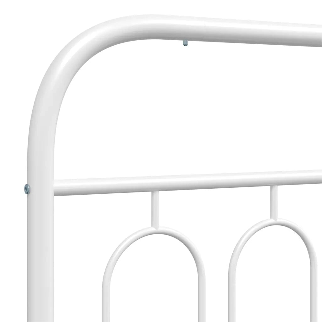 Testiera di Ricambio in Metallo Bianco 75 cm 377192