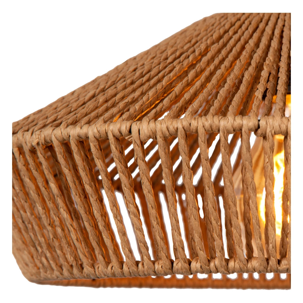 Lampada a sospensione boho Yunkai 3xE27 60W Lucide