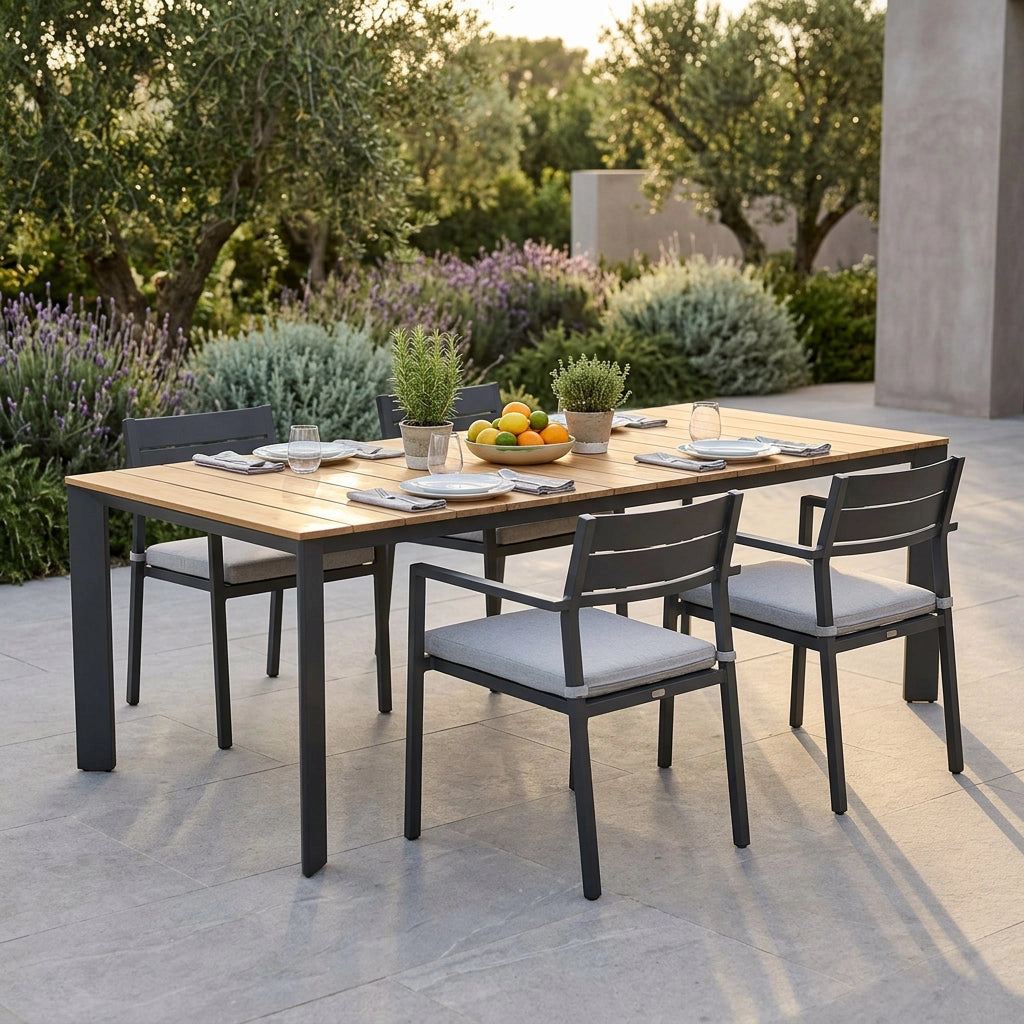 Tavolo da giardino allungabile 210/275x100 - FAELAN