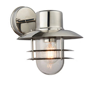Applique esterna industrial inox lucido E27 IP44 Jenson