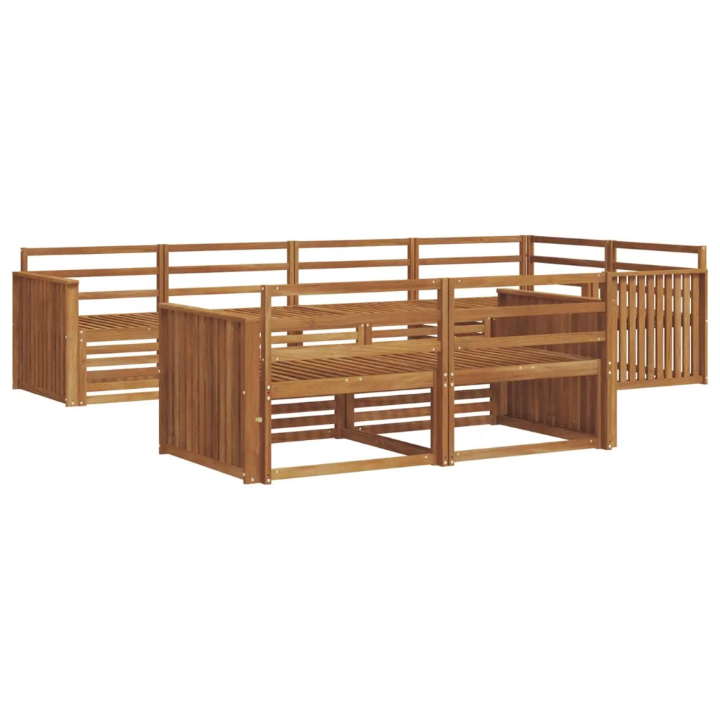 Set di divani da esterno 7 pcs Naturale 3373614