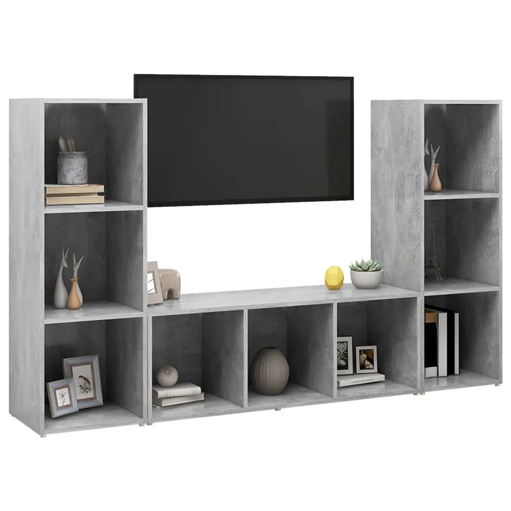 Mobile TV 3 pz-Mobile per TV-Credenza TV37 x 35 x 107.5 cm