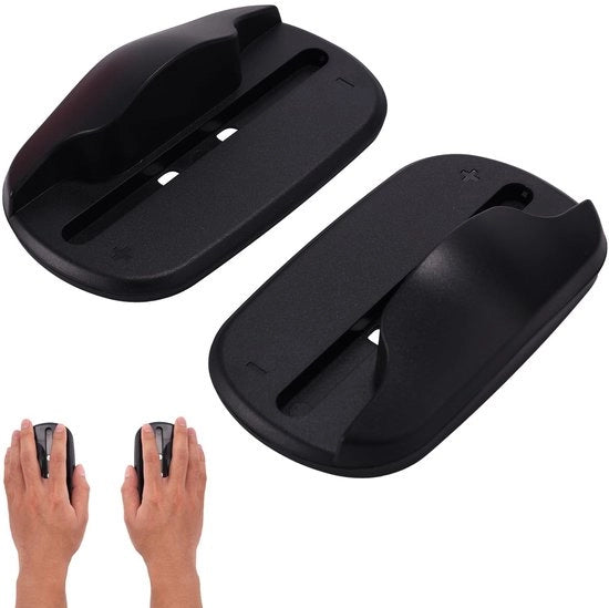 Maniglia per Mouse per Switch 2 con Base in Material di Alta Qualità, Nero