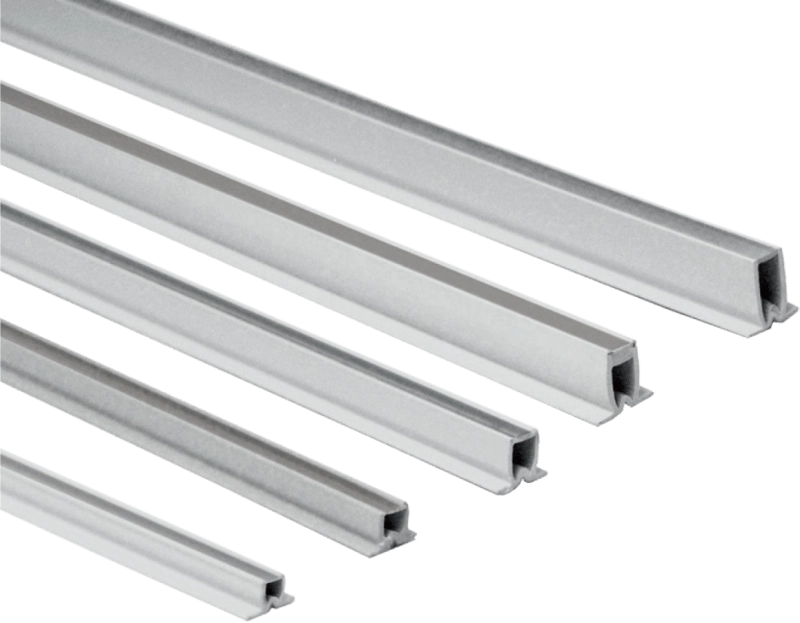 GIUNTO DI DILATAZIONE mm 8x8h - barra 2 mt - Trasparente - 100 metrilineari