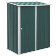 Casetta da Giardino in Acciaio ¨C Xylo ¨C Verde, 161.5x94.5x196cm, Porta Attrezzi con Catenaccio
