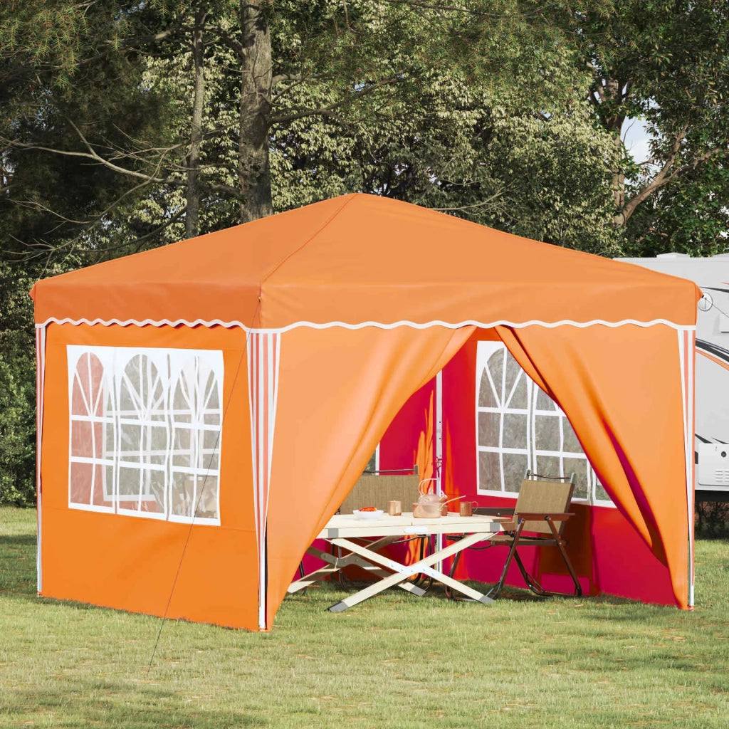Tenda per feste a pop-up Arancione 288 x 288 x 245 cm 42019778