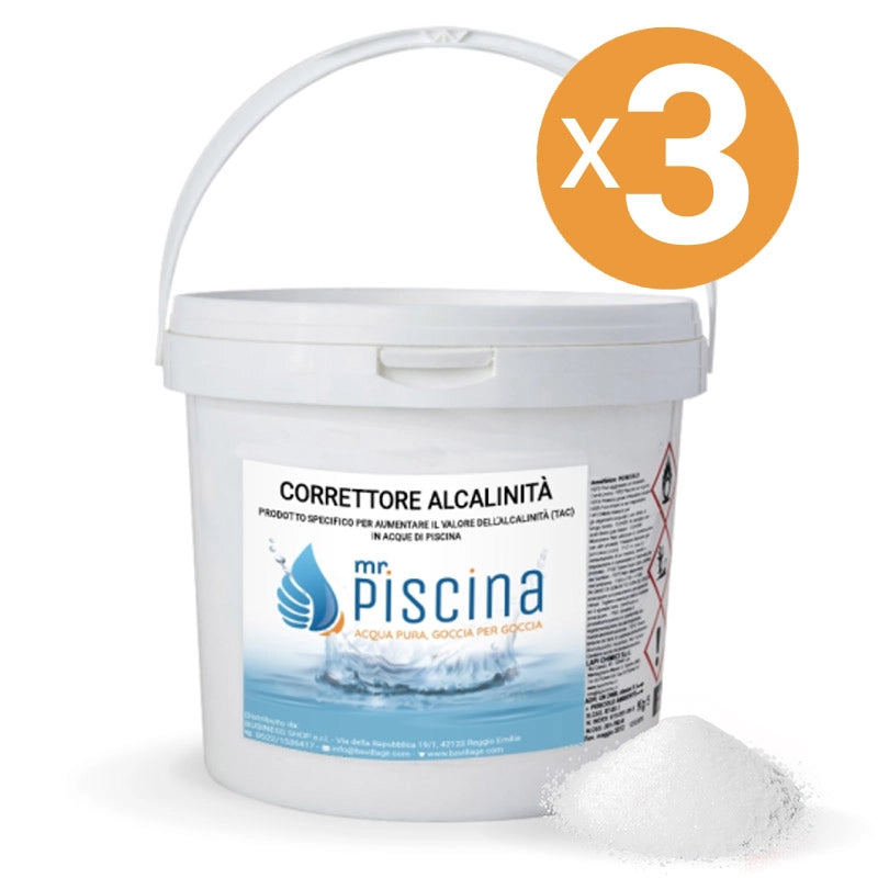CORRETTORE ALCALINITA' confezione da 10 kg Quantità confezione: 3 confezioni