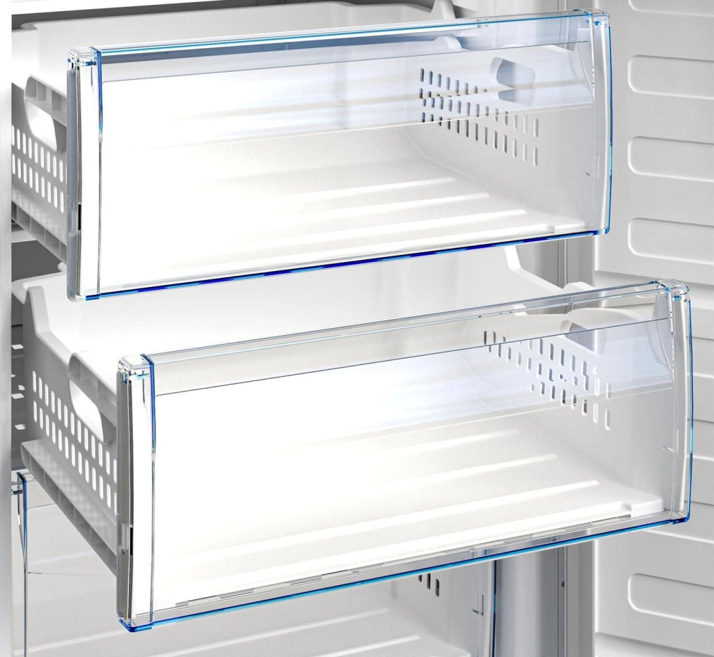 Beko RFSA240M41WN B100 Congelatore Verticale 215 L 151 cm Classe E 36 dB 5 Cassetti Statico Porta Reversibile colore Bianco