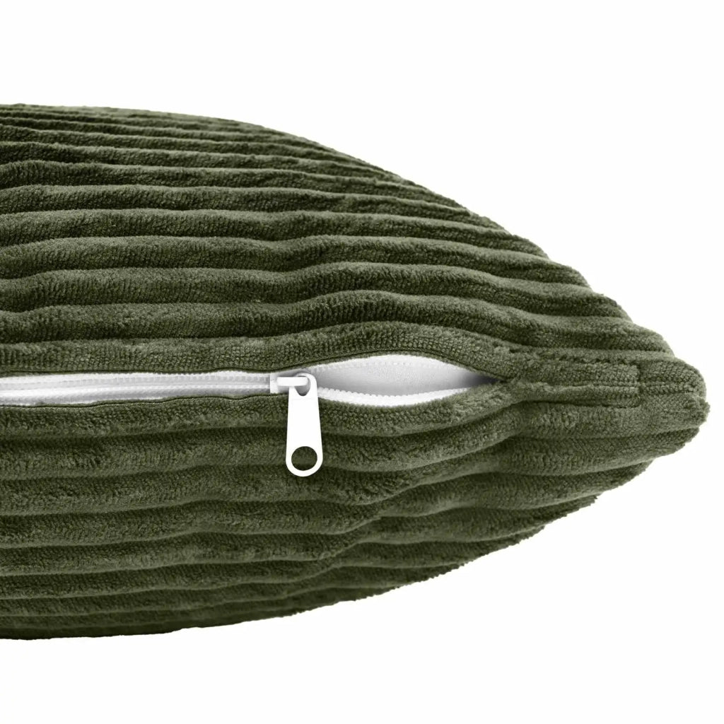 Federa 2 pcs HEERLEN Verde 55 x 55 cm corduroy 912305