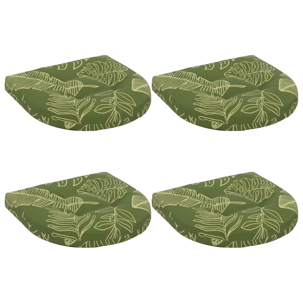 Cuscini per Sedia in 4 Pezzi 4 pz 100% Poliestere 945303