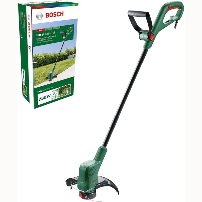 TAGLIABORDI ELETTRICO PER BORDI PRATO 280W TAGLIO 23CM BOSCH EASYGRASSCUT
