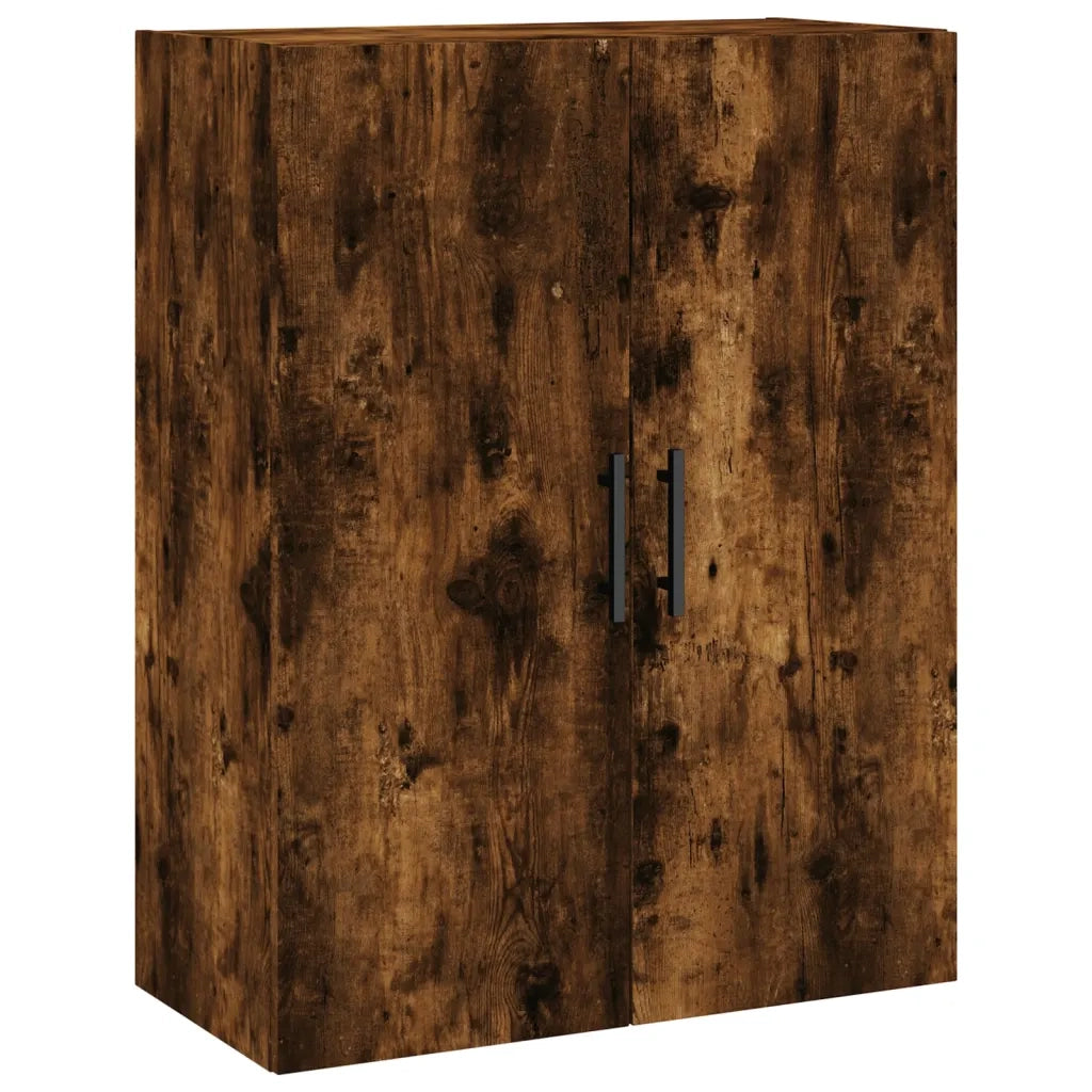 Credenza-Buffet-Armadio da cucina Rovere Fumo  69,5x34x180 cm in Legno Multistrato 153871