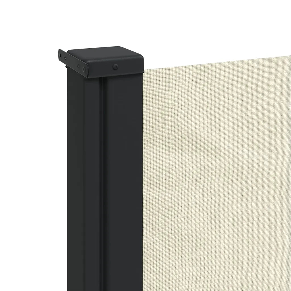Tenda da Sole Laterale Retrattile-Tenda parasole per balcone per giardino Crema 100x500 cm