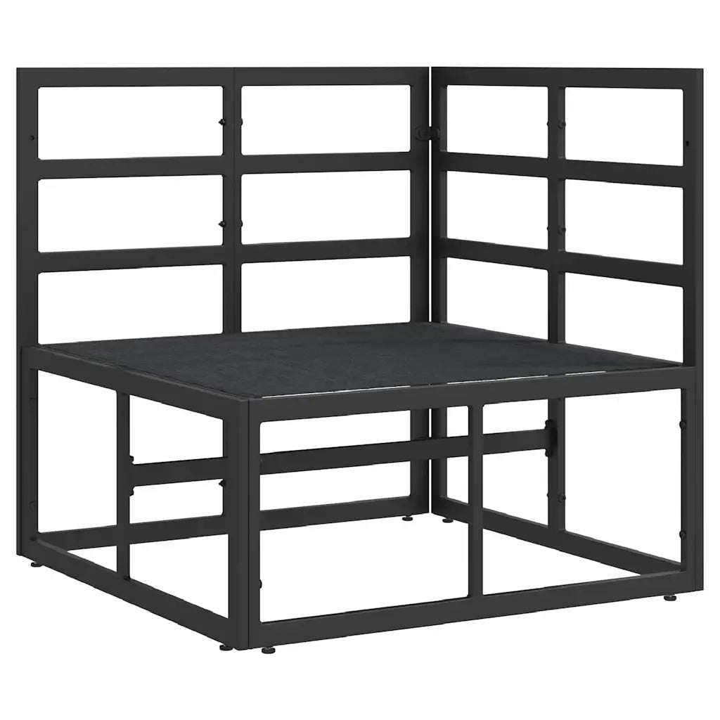 Mobili da Esterno Nero e antracite 71,5 x 71,5 x 71 cm Metallo 42008022