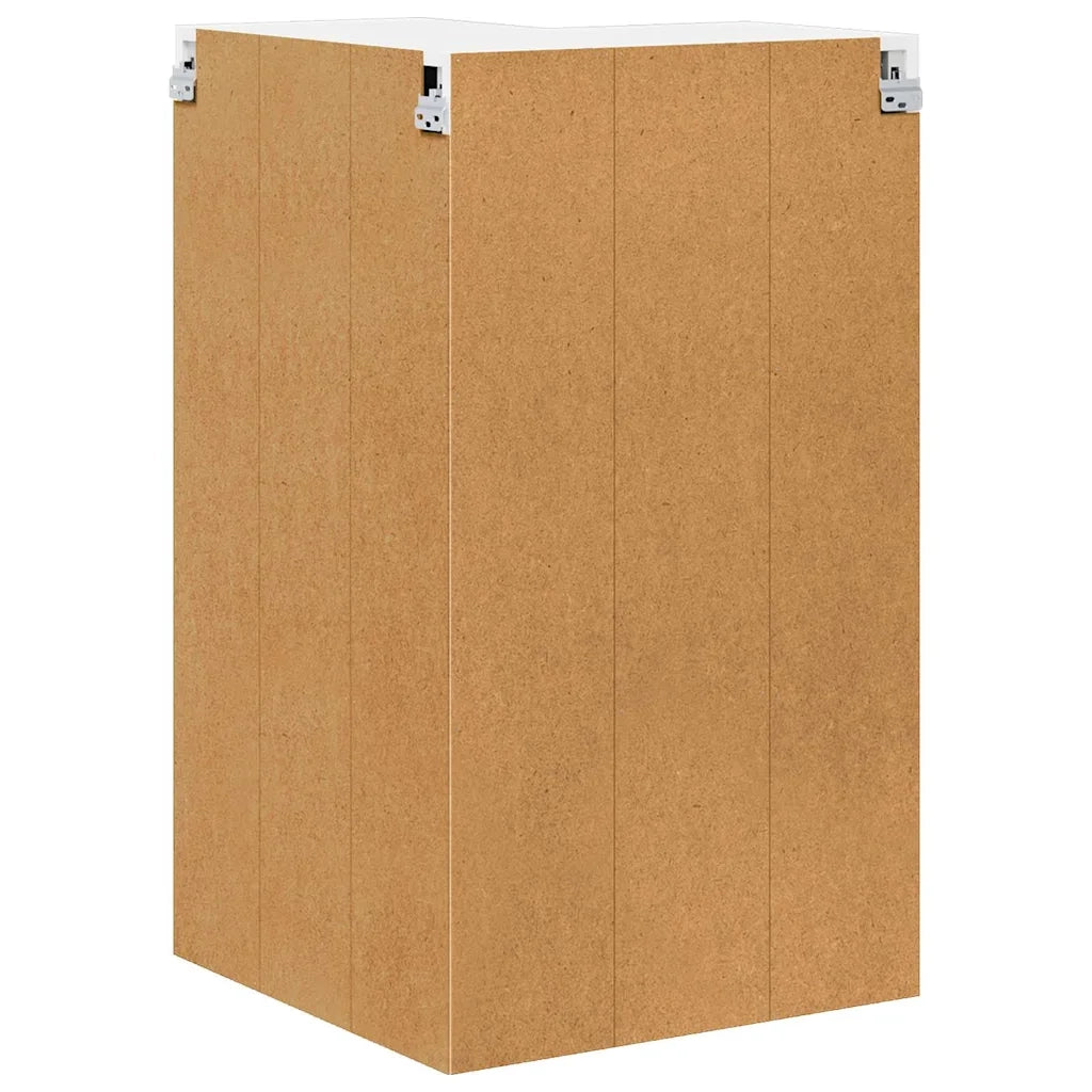 Pensile da cucina | Mobile angolare per parete LUCCA Bianco Lucido 57 x 57 x 100 cm
