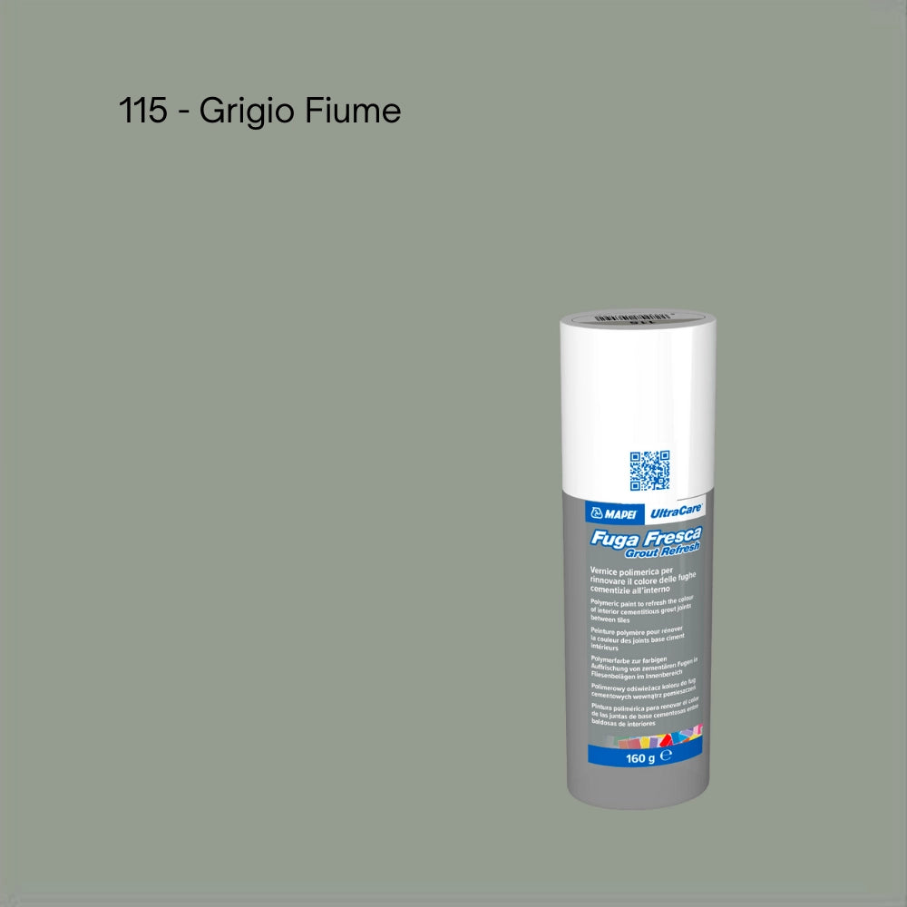 Rinnovo fughe sbiadite ripristinare pavimento ultracare fuga fresca 160 gr *** colore- grigio fiume - 115, confezione 1