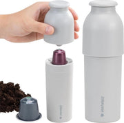 Reciclatore di capsule di caffè in alluminio - separatore dei rifiuti - contenitore per la compostazione dei rifiuti di caffè - compostabile.