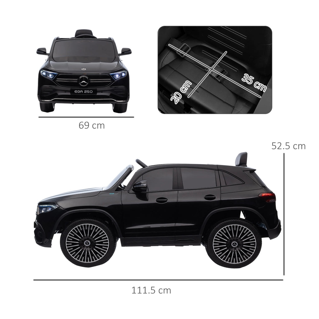 Auto Elettrica per Bambini ¨C zephmum ¨C Nero