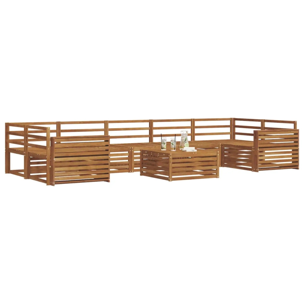 Set di divani da esterno 8 pcs Naturale 3373184