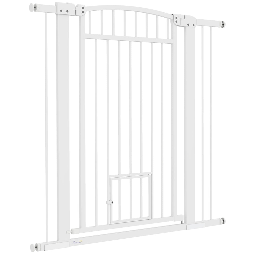 Barriera per cani e gatti ¨C zephmum ¨C Bianco, regolabile 76-102 cm