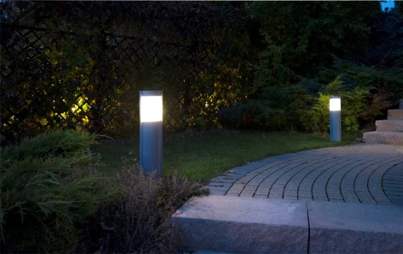 Paletto luce giardino 92cm E27 nero IP54 SU-MA ELIS