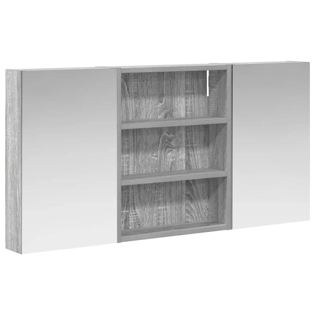 Set di Armadi da Bagno | Armadio da bagno con lo scaffale 3 pz 100 x 10,5 x 50 cm