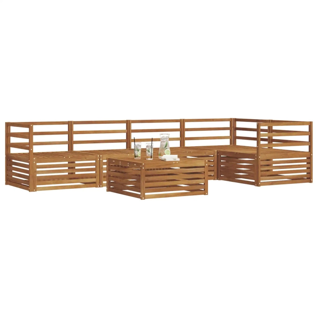 Set di divani da esterno 6 pcs Naturale 3373479