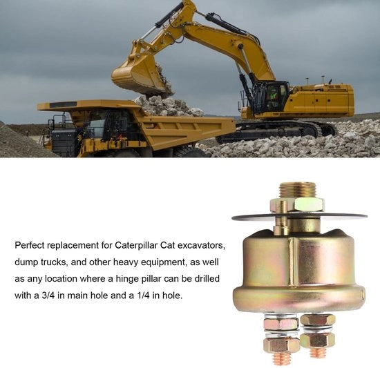 Interruptore per alimentazione principale - Disconnessione batteria - Interruttore anti-furto - Accensione Interruttore - 7H7290 - Adatto per Caterpillar - Componente di ricambio...