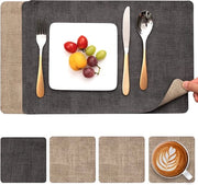 Set di piatti da tavola - Accessori da tavola - Piatti da tavola lussuosi - Tavolo - Resistente al calore - Anti-slip - Sottopiatto - Rimovibile