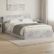 Telaio del letto con storage Grigio Cemento 150 x 200 cm 3433588