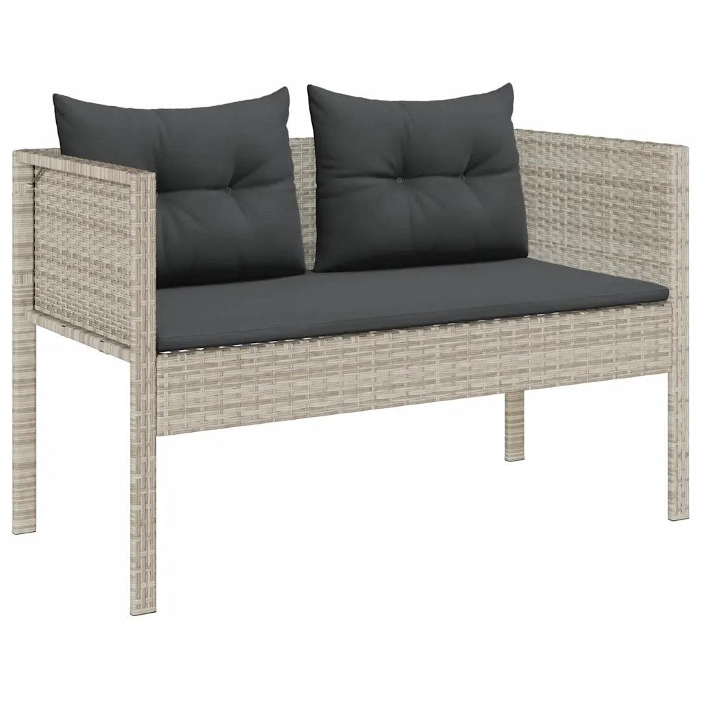 Set Divano da Giardino 6 pcs Grigio chiaro e grigio scuro 4104705