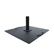 Base per ombrellone elegante in metallo verniciato NERO - Ã¸ 65 mm