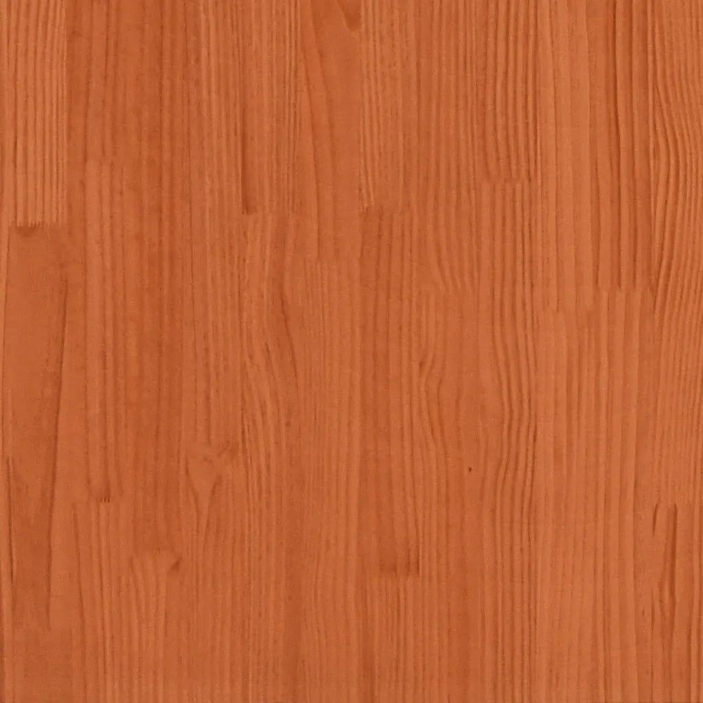 Letto senza Materasso Marrone Cera 75x190 cm in Legno di Pino 855498