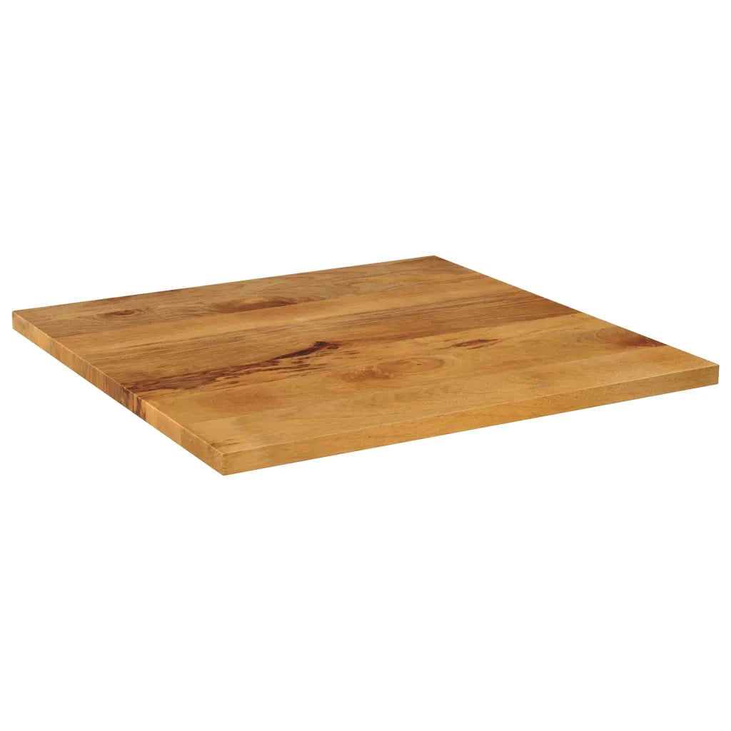 Piano per Tavolo 80x80x2,5 cm Quadrato Legno Massello di Pino 371610